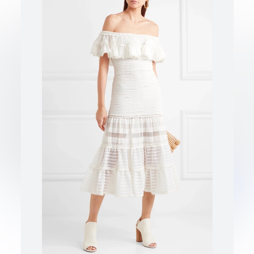 NWT Johnathan Simkhai Off Shoulder Knit Dress